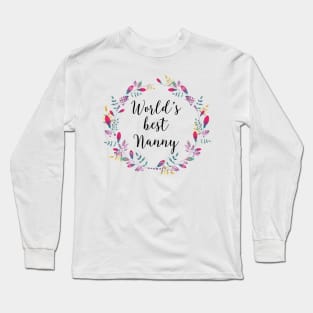 World's Best Nanny Long Sleeve T-Shirt